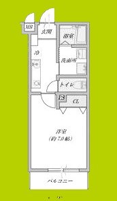 プルメリア阪大前 間取り