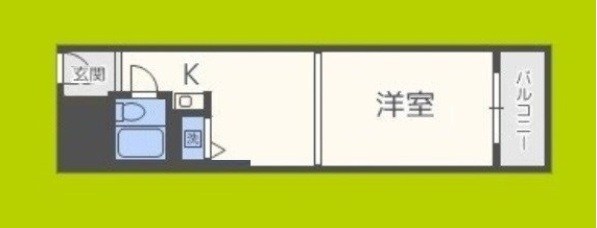 松屋町グランドハイツ 間取り