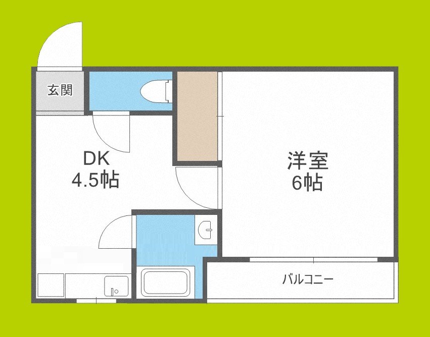 リアライズ帝塚山  間取り