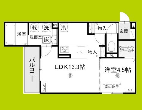 パサログランデ背戸口 間取り