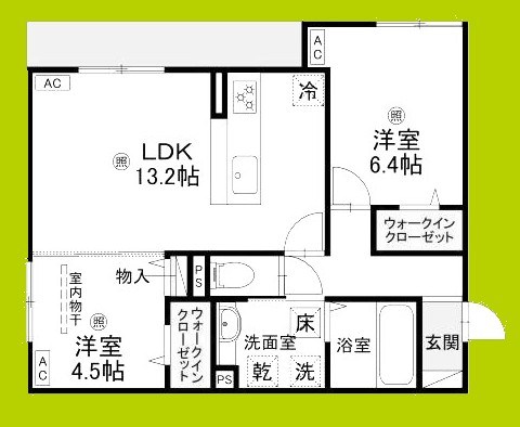 パサログランデ背戸口 間取り