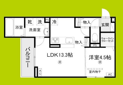 パサログランデ背戸口 間取り