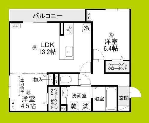 パサログランデ背戸口 間取り