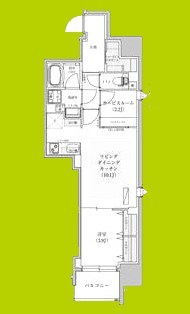 アーバネックス堺筋本町 間取り