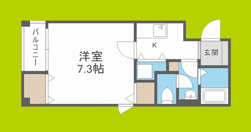 沢ノ町駅前88マンション 間取り