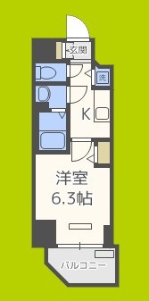 プレサンス江戸堀 間取り