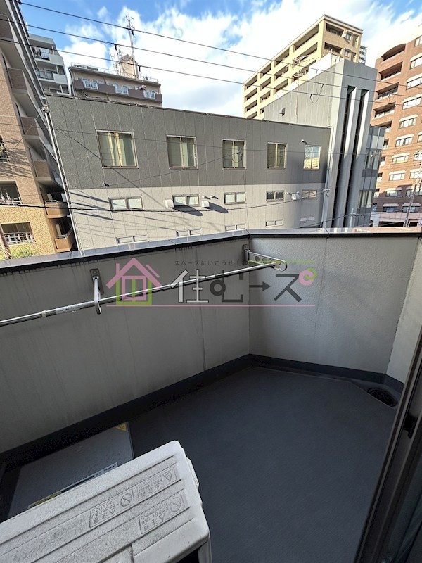 プレサンス江戸堀 ベランダ