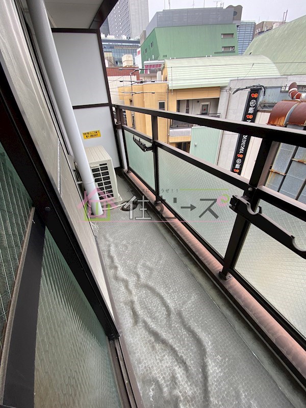 ナンバOMマンション ベランダ