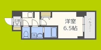 S-RESIDENCE阿波座West 間取り