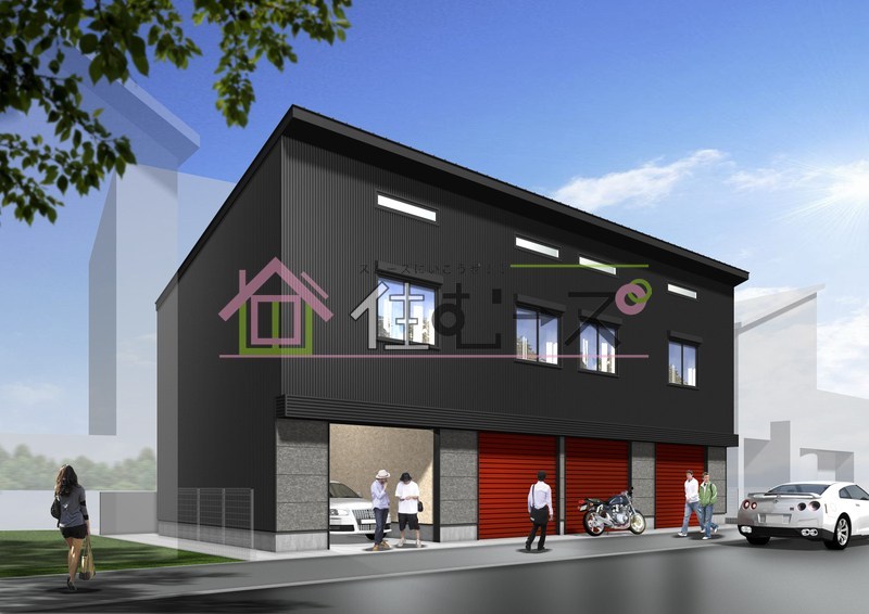 (仮称)和泉市上町ガレージハウス 外観