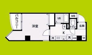 ラ・フォンテ阿波座 間取り
