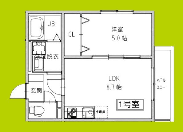 オガールコートフセ 間取り