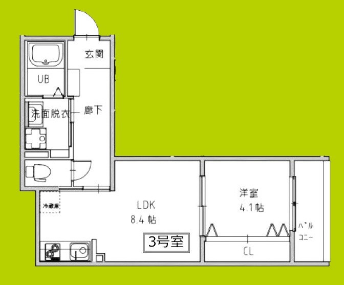 オガールコートフセ 間取り