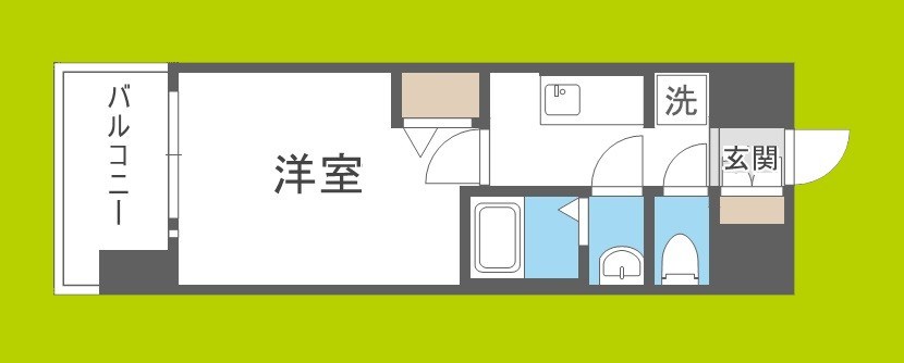 アドバンス大阪ヴェンティ 間取り