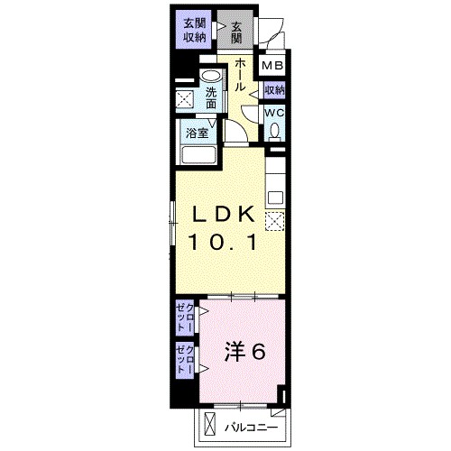 ラポール　白糸 間取り