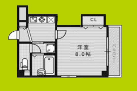 コンティニュー千代崎 間取り