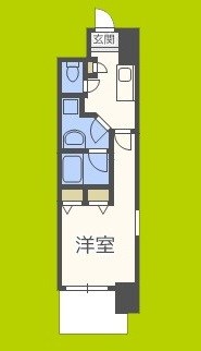 プレジオ東天満 間取り