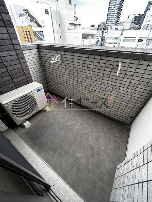 プレジオ東天満 ベランダ