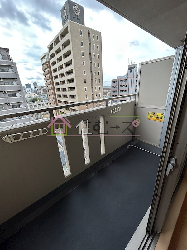 ブルグリンコート夕陽丘 ベランダ