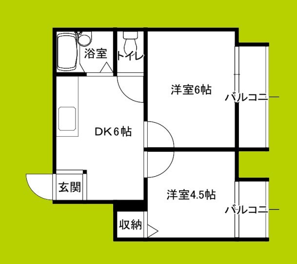 グリンスリーハイツ 間取り