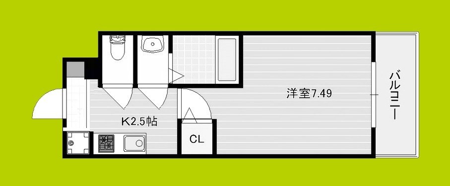 グランパシフィック玉出 間取り