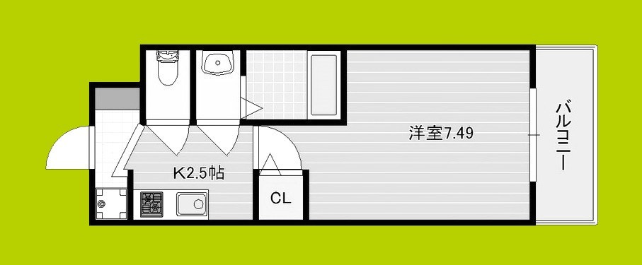 グランパシフィック玉出 間取り