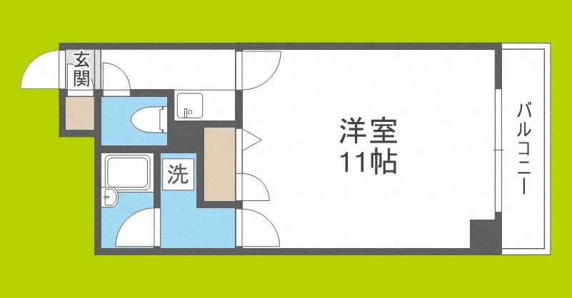 ホワイエ阪南 間取り