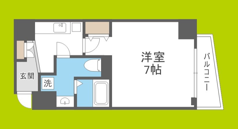 エグゼ阿倍野 間取り