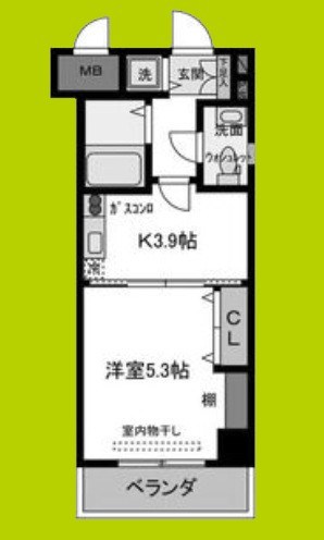 クレイドル西田辺 間取り