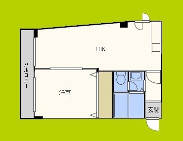 アベニュー玉出 間取り