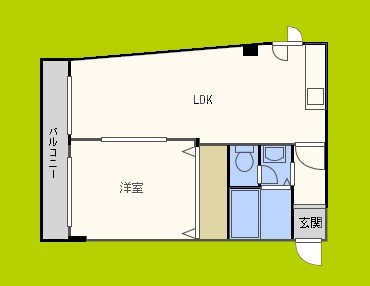 アベニュー玉出 間取り