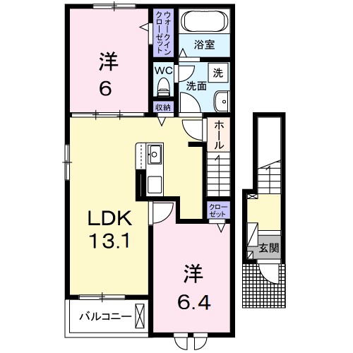 サイプレス　Ⅲ 間取り