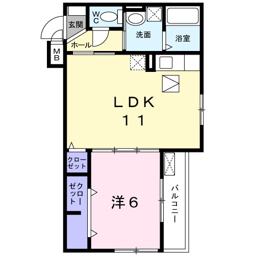 ファミールキンダⅡ 間取り
