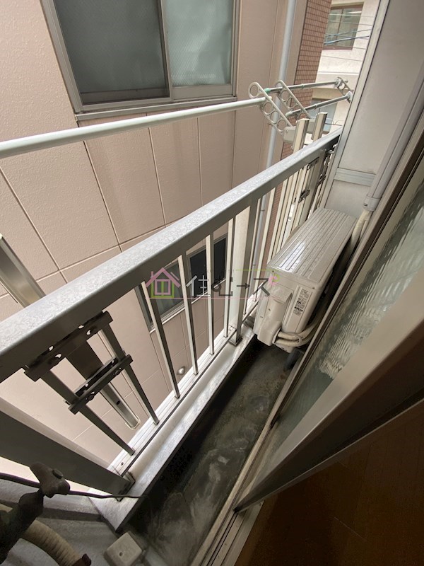 カーサゼブラ土佐堀 ベランダ