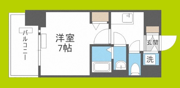 フォーリアライズ阿波座WEST 間取り