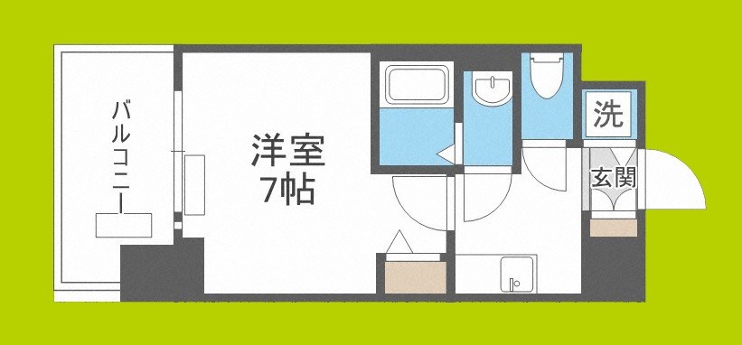 フォーリアライズ阿波座WEST 間取り