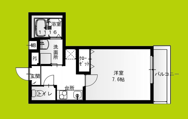 フジパレス俊徳道Ⅲ番館 間取り