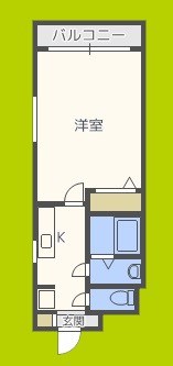 メルクリオール難波 間取り