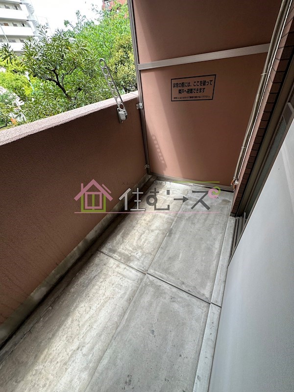 メルクリオール難波 ベランダ