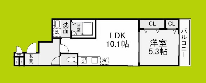 フジパレス西宮北口テラス 間取り