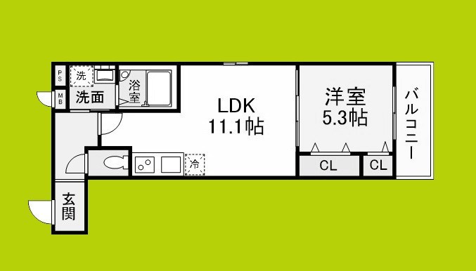 フジパレス西宮北口テラス 間取り