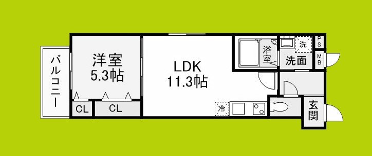フジパレス西宮北口テラス 間取り