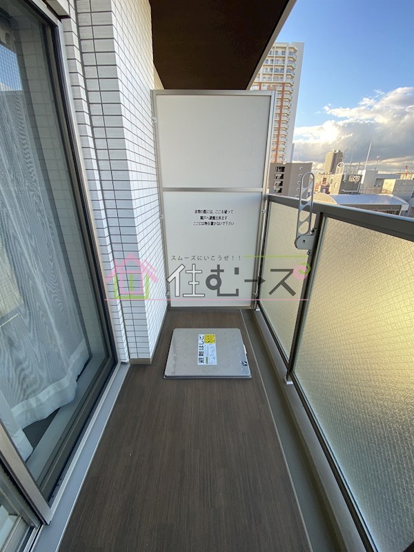 ゼオン大阪EAST ベランダ