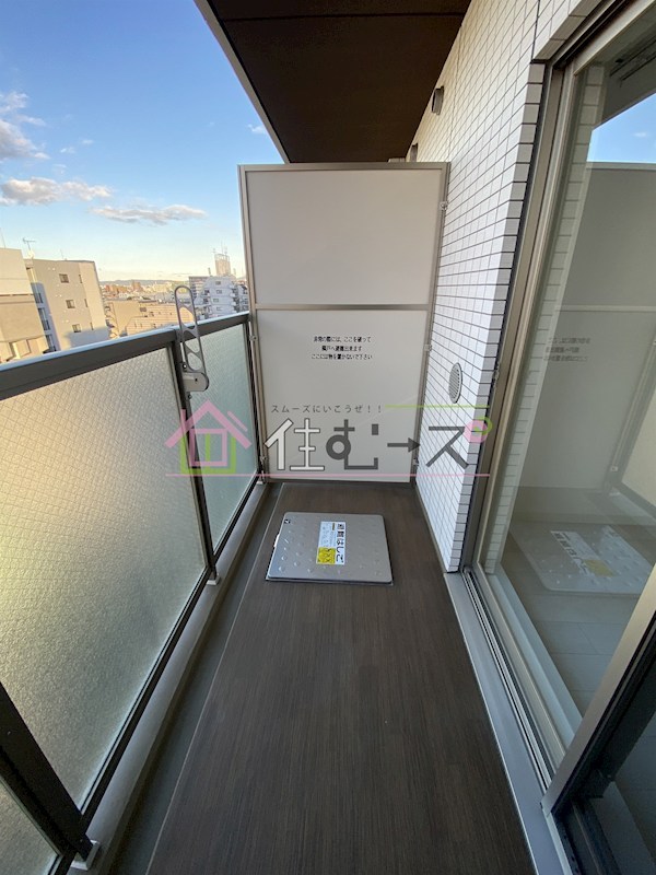 ゼオン大阪EAST ベランダ