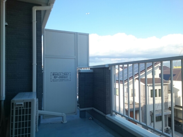 ストレリチア・オ－ガスタ ベランダ