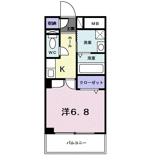 ヴィラ甲東園 間取り