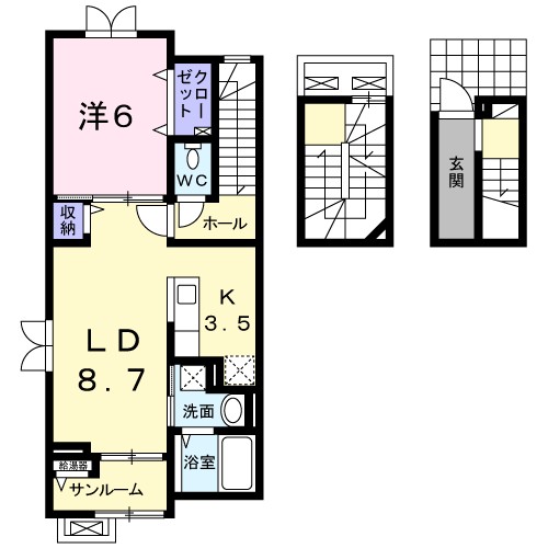 フローラル南別府 間取り