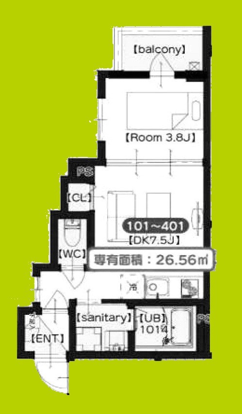 F Normalis SEAM 間取り
