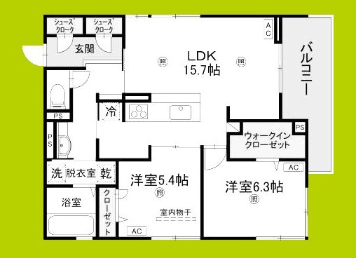 ブランノワール高槻 間取り