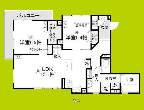 ブランノワール高槻 間取り